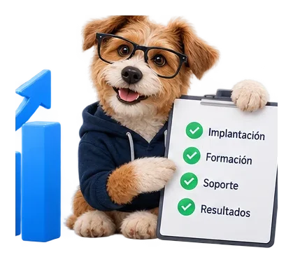 Mascota de Sofelyx en el área de recursos humanos